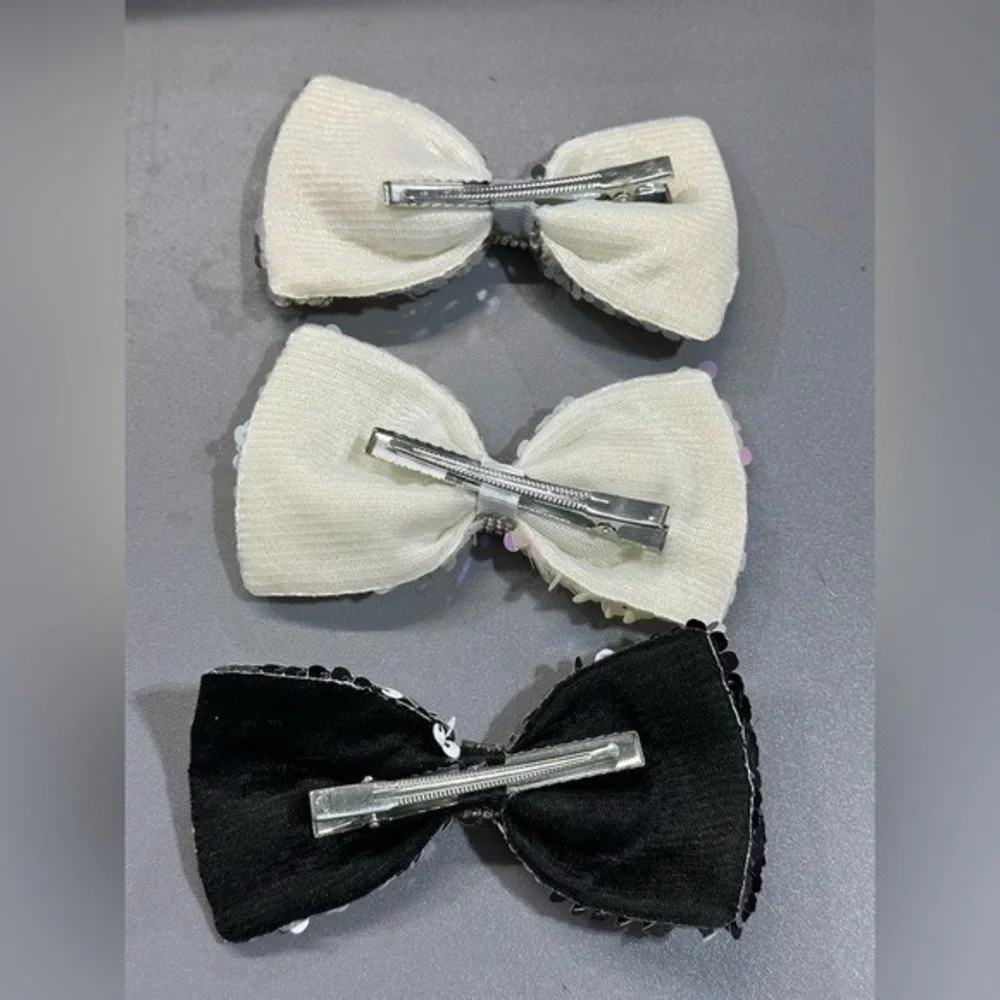 NEW Hair Accessories‎ Bow Clips set of 3